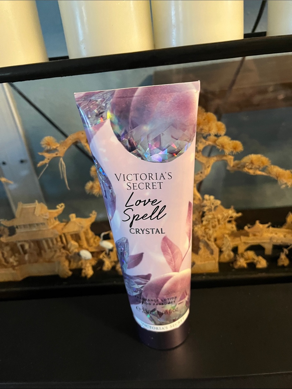 Victoria's Secret Love Spell Crystal Lotion - Purple & Pink
